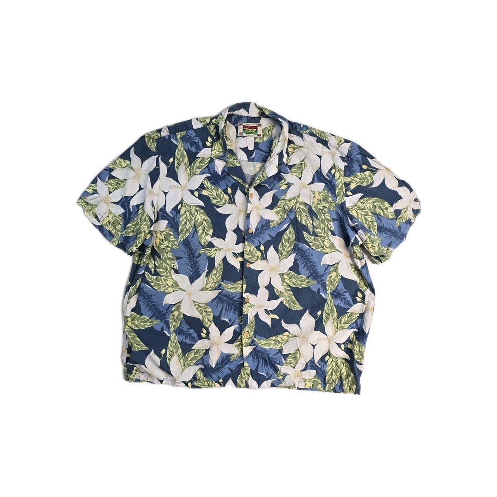Banana Jack Honolulu Men's Hawaiian Shirt 3XL Floral  Button Up